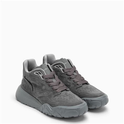 alexander mcqueen grey suede sneakers.